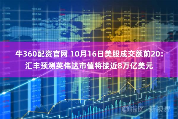 牛360配资官网 10月16日美股成交额前20：汇丰预测英伟达市值将接近8万亿美元
